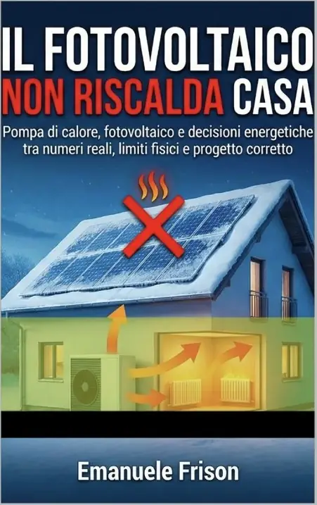 Copertina del libro Il fotovoltaico non riscalda casa